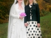 Val with eco-fashion designer Tara Lynn 