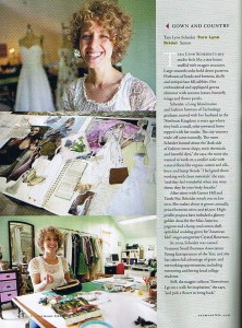 Vermont Life features eco-friendly wedding dress designer. Meet Eco Couture Fashion Designer Tara Lynn. Tara Lynn Bridal sells wedding dresses online, custom wedding dresses, unique wedding dresses, alternative wedding dresses, bohemian wedding dresses, hippie wedding dresses, goddess wedding dresses, bespoke suits, green wedding dresses, medieval wedding dresses, fairy wedding dresses, cotton wedding dresses, hemp wedding dresses, peace silk wedding dresses, eco-friendly wedding dresses, vegan wedding dresses, ethereal wedding dresses, wedding dresses for the beach, wedding dresses with color and wedding dresses with pockets. Tara Lynn Bridal wedding dresses are made in Vermont and are ship all over the world. Call Tara Lynn Bridal at 802-467-9036