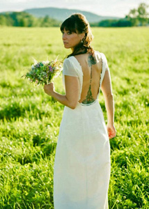 vintage lace wedding dress