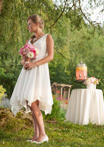 pixie wedding dress