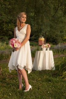 Pixie wedding dress by Tara Lynn