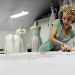 Eco fashion designer makes natural fiber wedding dresses, custom wedding gowns and one of a kind wearable art.