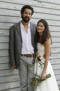 Diana's Non-Traditional Wedding Dress with straps | Eco friendly hemp wedding dresses | Made in Vermont | Hancock, NY | Under $5000
