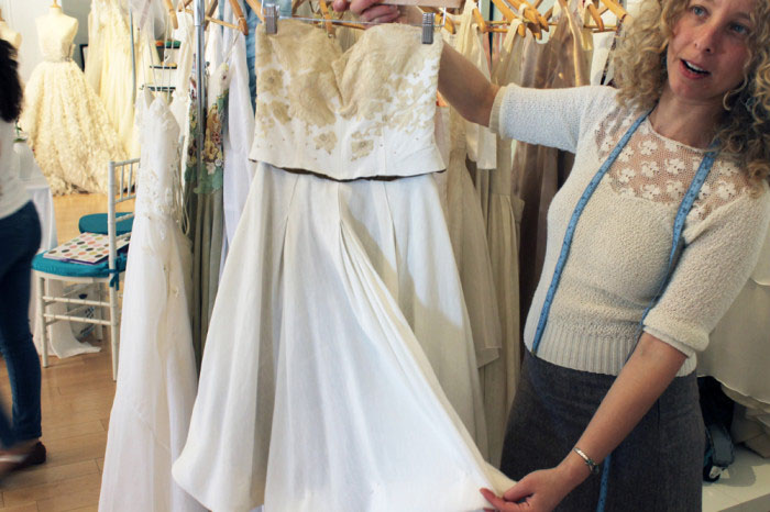 Ethereal wedding dress, Green Wedding Dress, bridal collection, Tara Lynn Bridal, Hemp silk wedding dress, Hippie Wedding Dress, Natural Fiber Wedding Gowns, Vermont dressmakers
