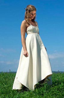 Hemp Wedding Dress