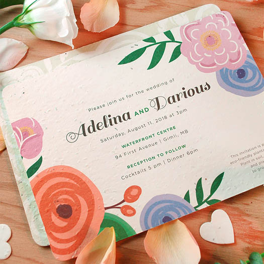 3 custom, eco friendly wedding invitation companies tara lynn bridal Botanical eco friendly wedding invitations 2 3 custom, eco friendly wedding invitation companies tara lynn bridal,Seed Paper Invitations