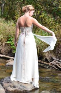 non-traditional wedding dress