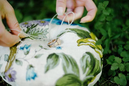 Matching Ring Pillow by Tara Lynn Bridal
