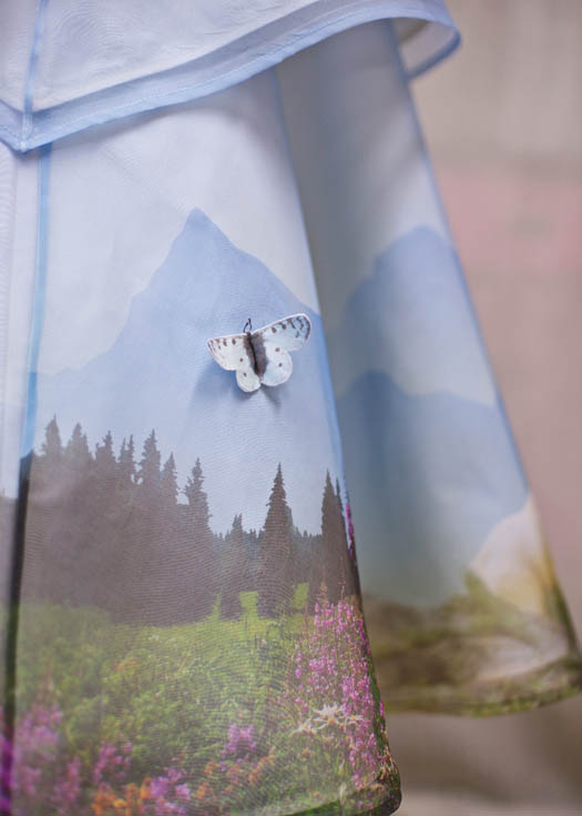 Butterfly wedding dress