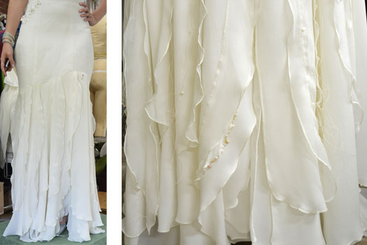 Couture wedding dress by Tara Lynn